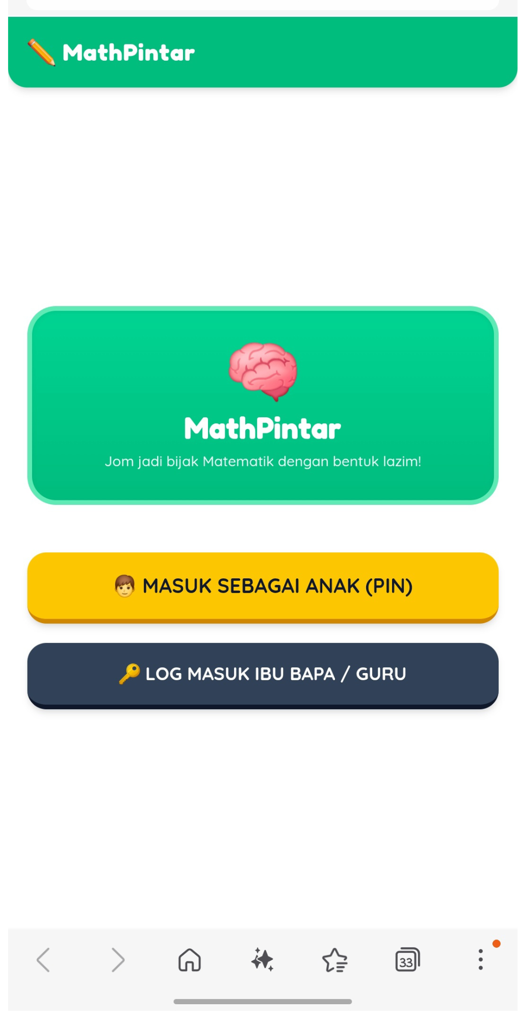 Laporan Prestasi Ibu Bapa